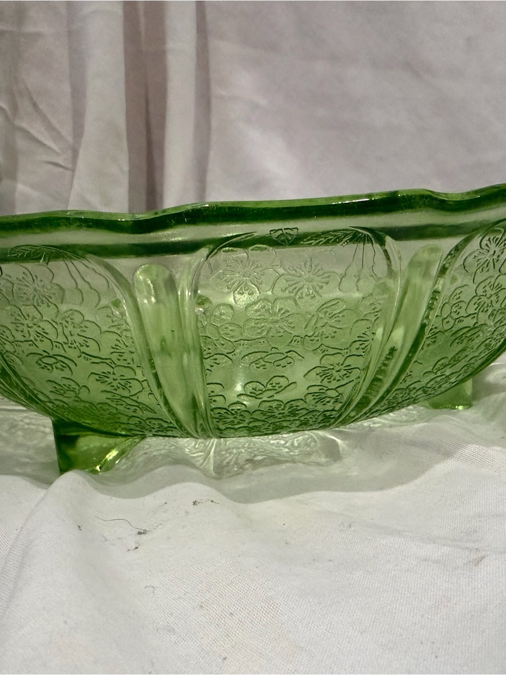 Green Decorative Glass Bowl - Home Art